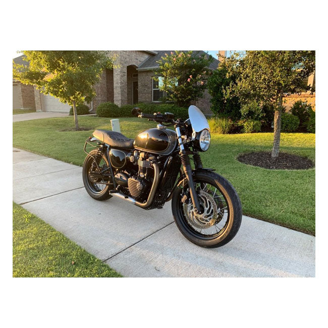 Motone Airblade-Bildschirm, Aluminium. Quicksilver poliert