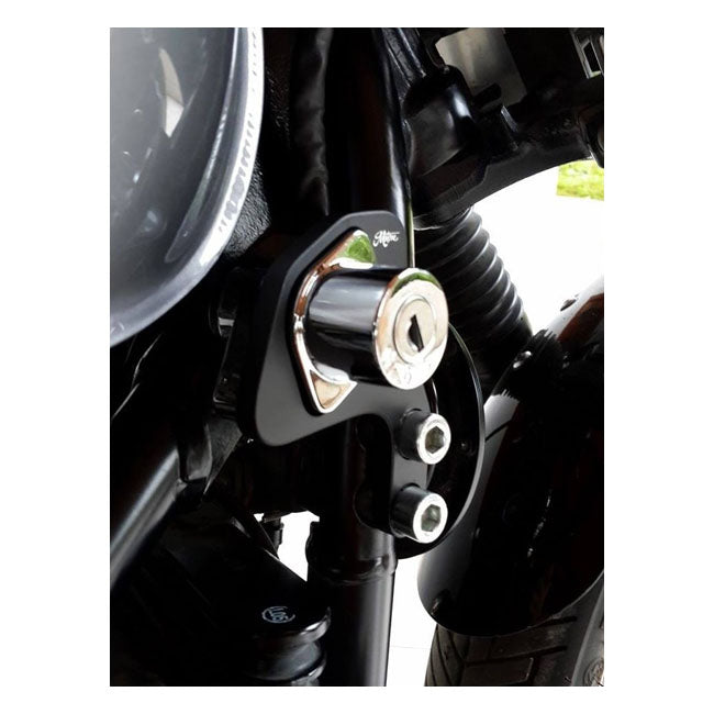 Motone Ignition Relocation Bracket, RHS. Black