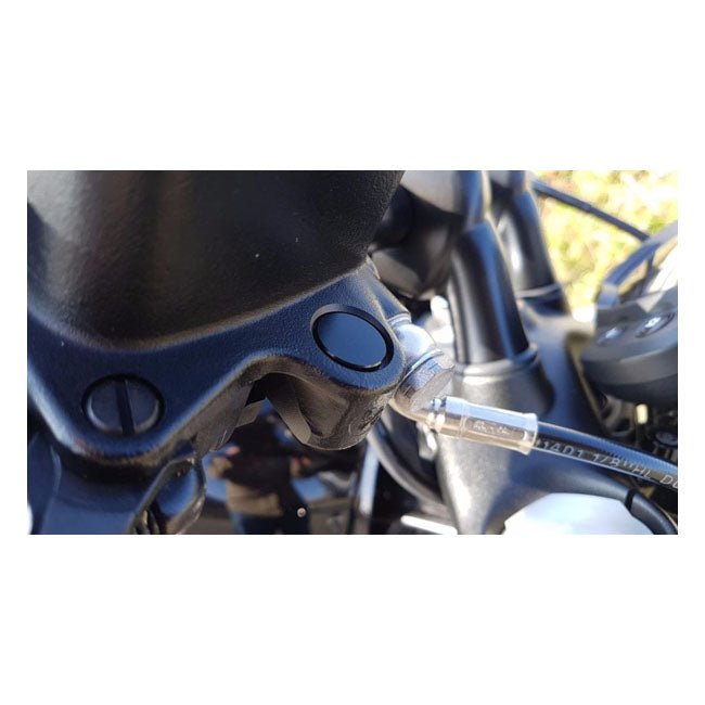 Motone, Mirror Delete Plugs, 1" H/B. Black