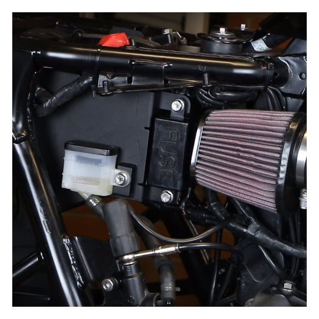 Motone, Airbox Eliminator Kit, Battery Box. Black