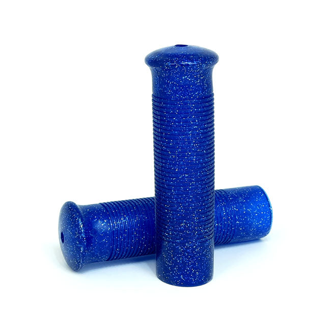 Anderson 1" Grips Glitter Blue For Harley-Davidson