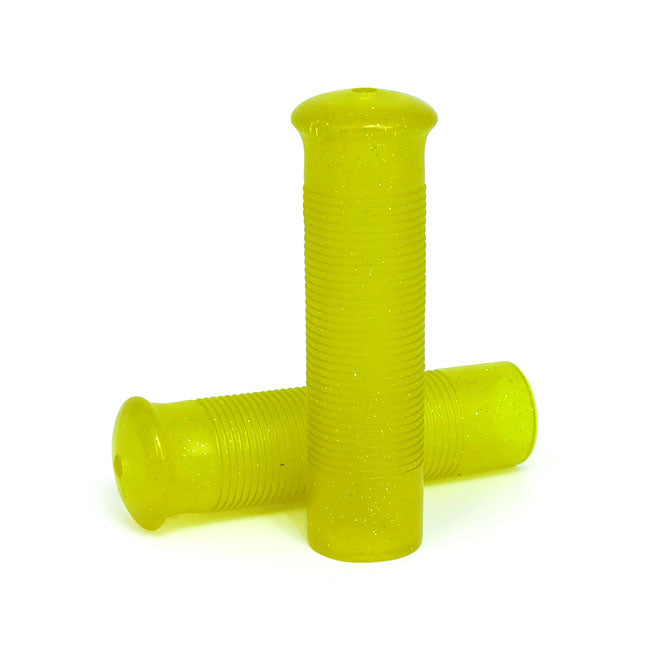 Anderson 1" Grips Glitter Yellow For Harley-Davidson