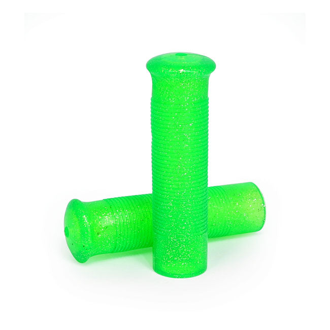 Anderson 1" Grips Glitter Apple Green For Harley-Davidson