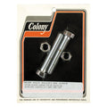Colony Axle Adjuster Kit, Hex Chrome For Harley-Davidson