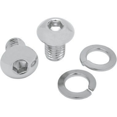 CHROME SEAT BOLTS AND MOUNTING NUTS FOR HARLEY-DAVIDSON