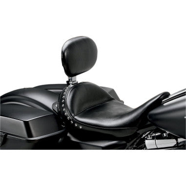 MONTEREY SOLO SEAT WITH DRIVER BACKREST FOR HARLEY-DAVIDSON