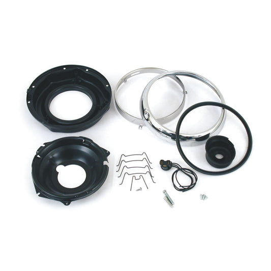 7 Inch Headlight Assy And Trim Kit For Harley-Davidson