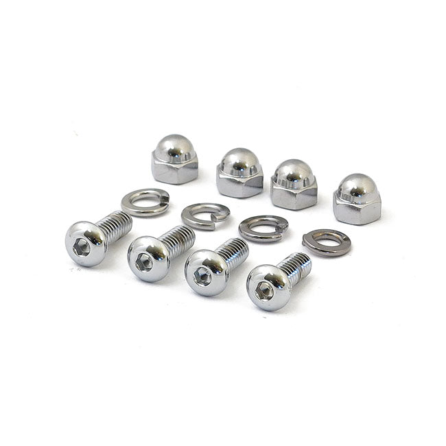 License Plate Mount Kit, Buttonhead For Harley-Davidson