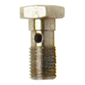 Goodridge, Banjo Bolt, 3/8-24, Chrome For Harley-Davidson