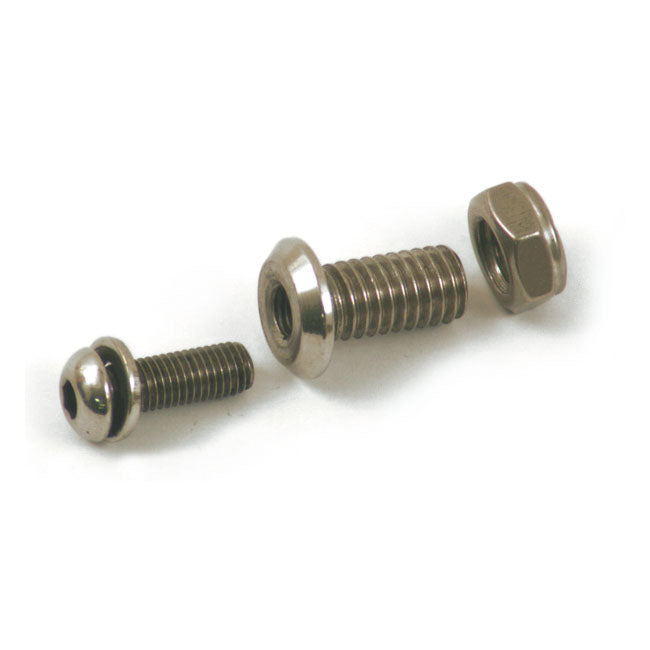 Seat Screw Repair Kit, Stainless For Harley-Davidson