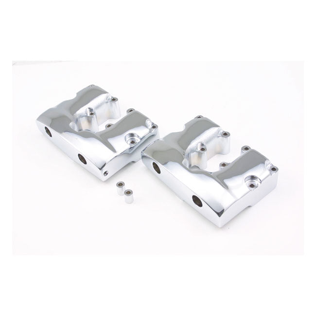 Shovel Rocker Box Set, Chrome For Harley-Davidson