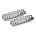 Footpegs, Knurled Aluminum. Female Mount For Harley-Davidson