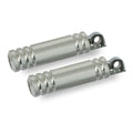 Footpegs, Knurled Aluminum. Male Mount For Harley-Davidson
