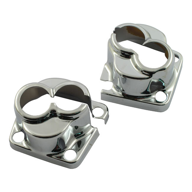 Tappet Block Covers, Chrome For Harley-Davidson