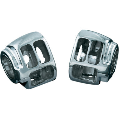 CHROME SWITCH HOUSINGS FOR HARLEY-DAVIDSON