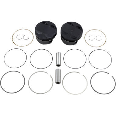 BLACK EDITION PISTON KITS FOR M-EIGHT FOR HARLEY-DAVIDSON