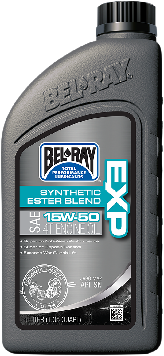 Aceite Motor 15W-50 Bel-Ray Exp Synthetic Ester Blend 4T Motorcycle Moteur Huile