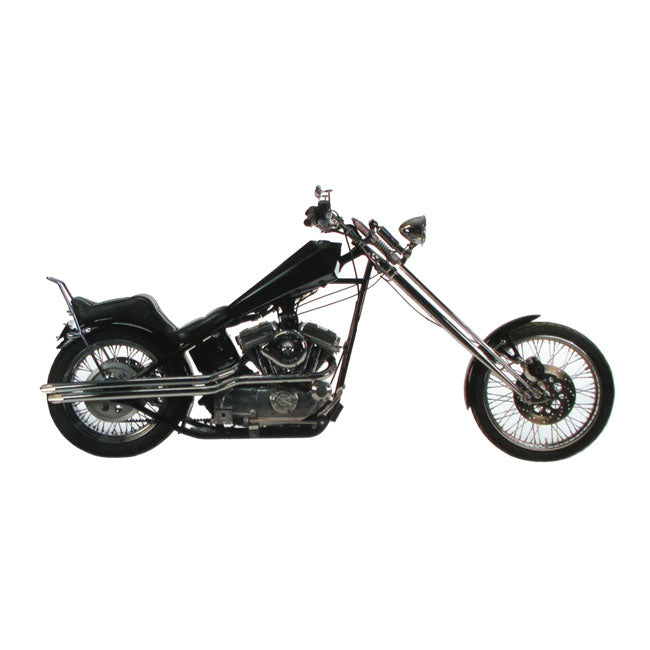 Paughco Dual Shotgun Drags, Slash Cut For Harley-Davidson