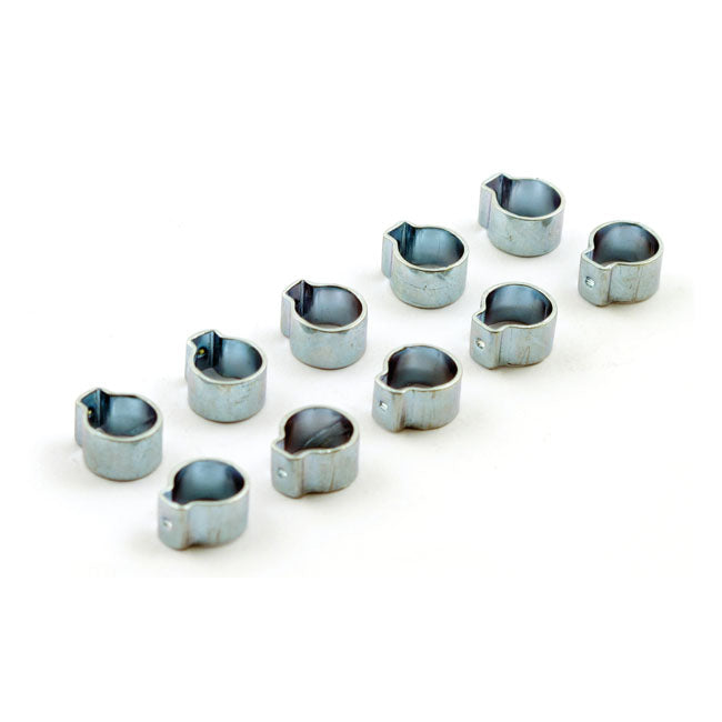 Crimp Hose Clamp, 11/32 Inch Id For Harley-Davidson