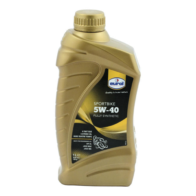 Eurol, Synthetic 5w40 Sg Jaso-Ma, 1l For Harley-Davidson
