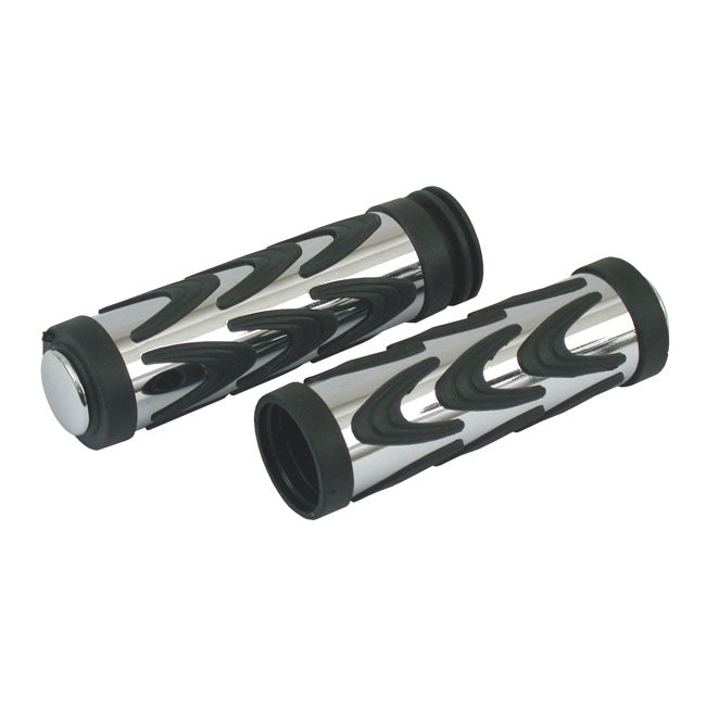 Handlebar Grip Set, Model Vee For Harley-Davidson