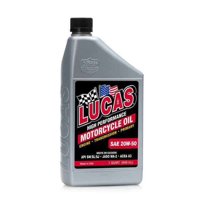Lucas 20w50 Mineral Motor Oil For Harley-Davidson