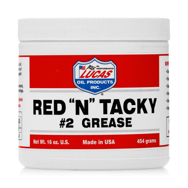 Lucas, Red 'N' Tacky Grease For Harley-Davidson 99857-97A 99855-89 99856-92