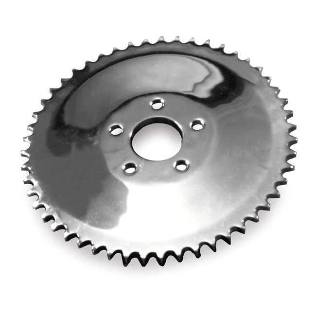 Rear Sprocket Solid, Chrome. 51t For Harley-Davidson