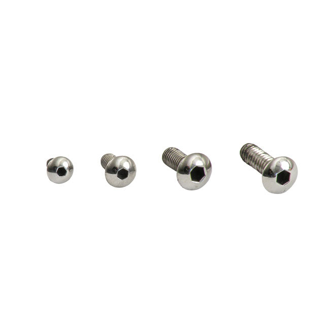 Buttonhead Bolt Pol. Ss 10/24 X 5/8 For Harley-Davidson