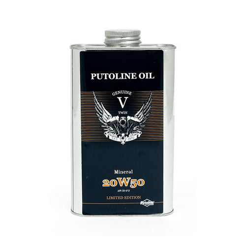 Putoline, 20w50 Mineral. 1 Liter For Harley-Davidson 62600007 62600013 62600017 62600023