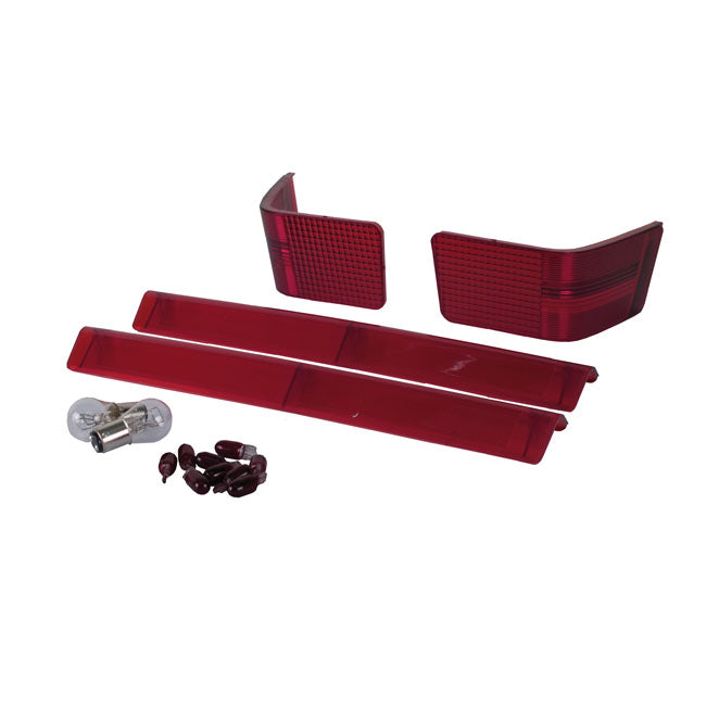 Ultra Tourpak Lens Kit Red For Harley-Davidson