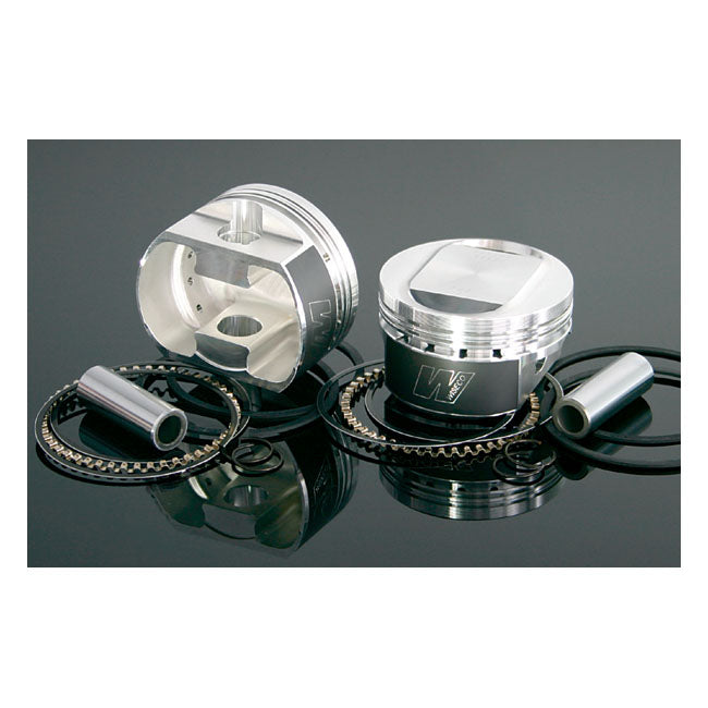 WISECO, 04-UP XL1200/BUELL 10.5: 1 Piston Kit. Std For Harley Davidson