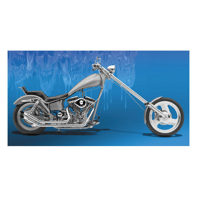 Paughco Upswept Drags, Gooseneck For Harley-Davidson