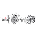 Spacer, Sprocket Shaft .336 Inch For Harley-Davidson
