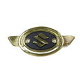 Suzuki Fuel Tank Emblem Gold/Black