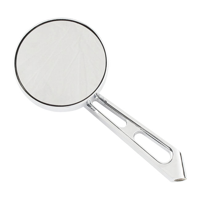 Round Mirror, Airglide, Chrome For Harley-Davidson