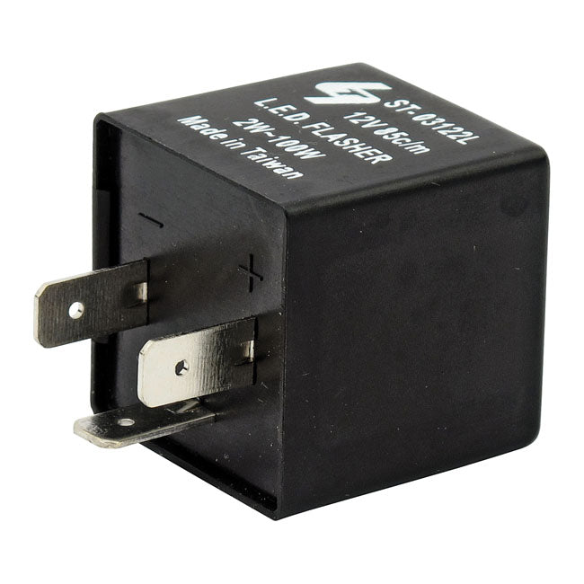 Turn Signal Flasher 12v, 2-100w For Harley-Davidson
