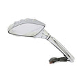 Led Skeleton Hand Mirror Set With T/S For Harley-Davidson