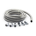 Oil Line & Fitting Kit, Braided Steel For Harley-Davidson