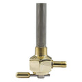 Pingel Power-Flow Petcock. Hex Brass For Harley-Davidson