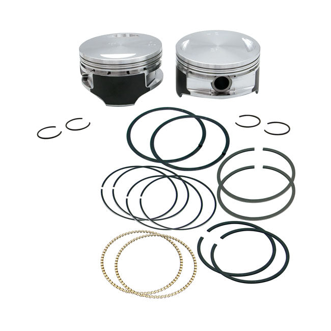 S&S Tc 106ci Piston Set .010 Inch For Harley-Davidson