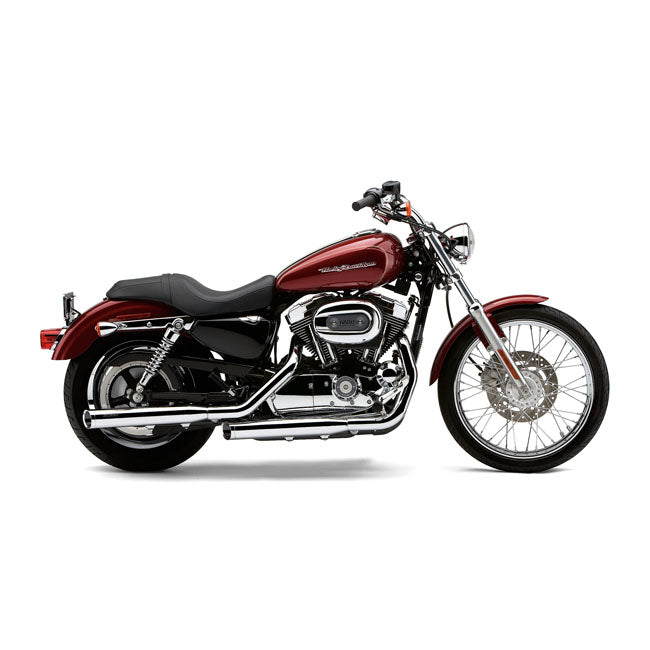 Cobra 3 Inch Slip On Mufflers, Chrome For Harley-Davidson