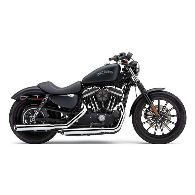Cobra 3 Inch Slip-Ons Chrome For Harley-Davidson