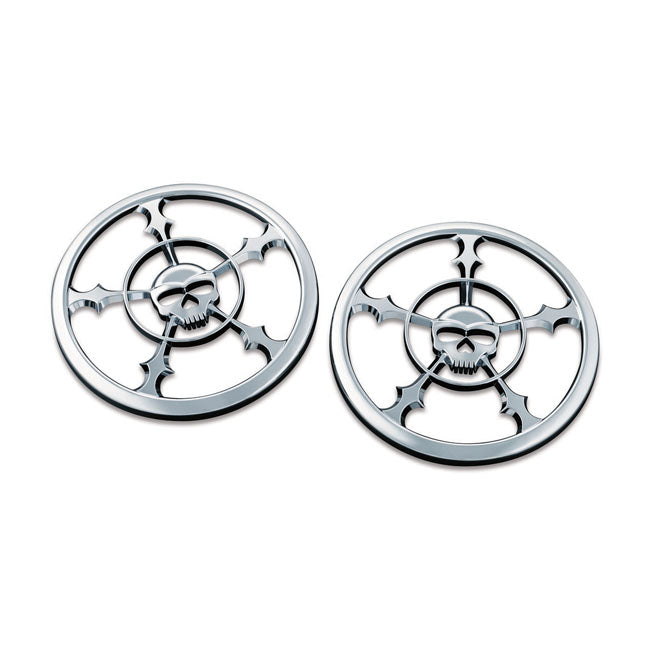 Kurykayn Zombie Speaker Grills For Harley-Davidson