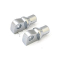 Repl. Iso Peg Chrome Ends, Male For Harley-Davidson