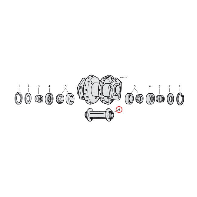 Hub Spacer 4.448 Inch White. Rear For Harley-Davidson