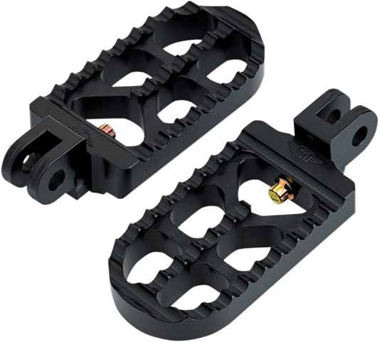 JOKER MACHINE SERRATED FOOTPEGS PEG ADJ SERATD L. BLK TRI