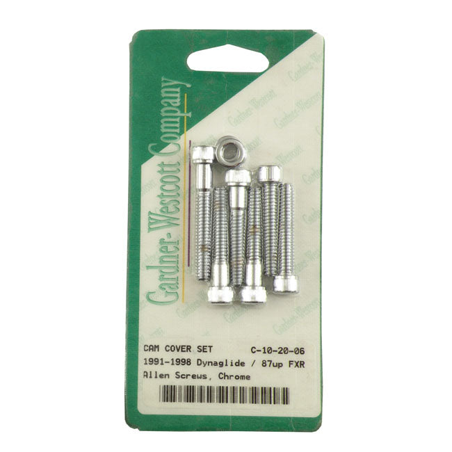 B.T. Cam Cover Mount Kit, Chrome Allen For Harley-Davidson