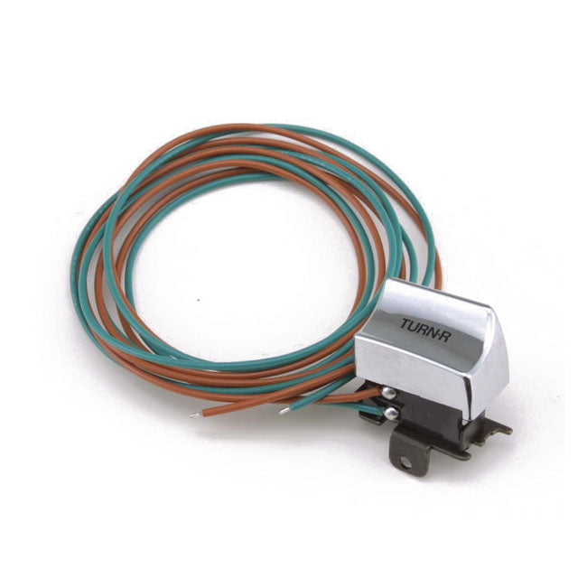 Chrome H/Bar Control Switch Right Turn For Harley-Davidson