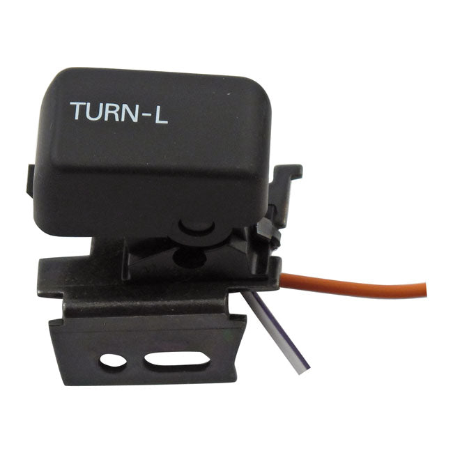 H/B Switch Black, Left Turn Signal For Harley-Davidson